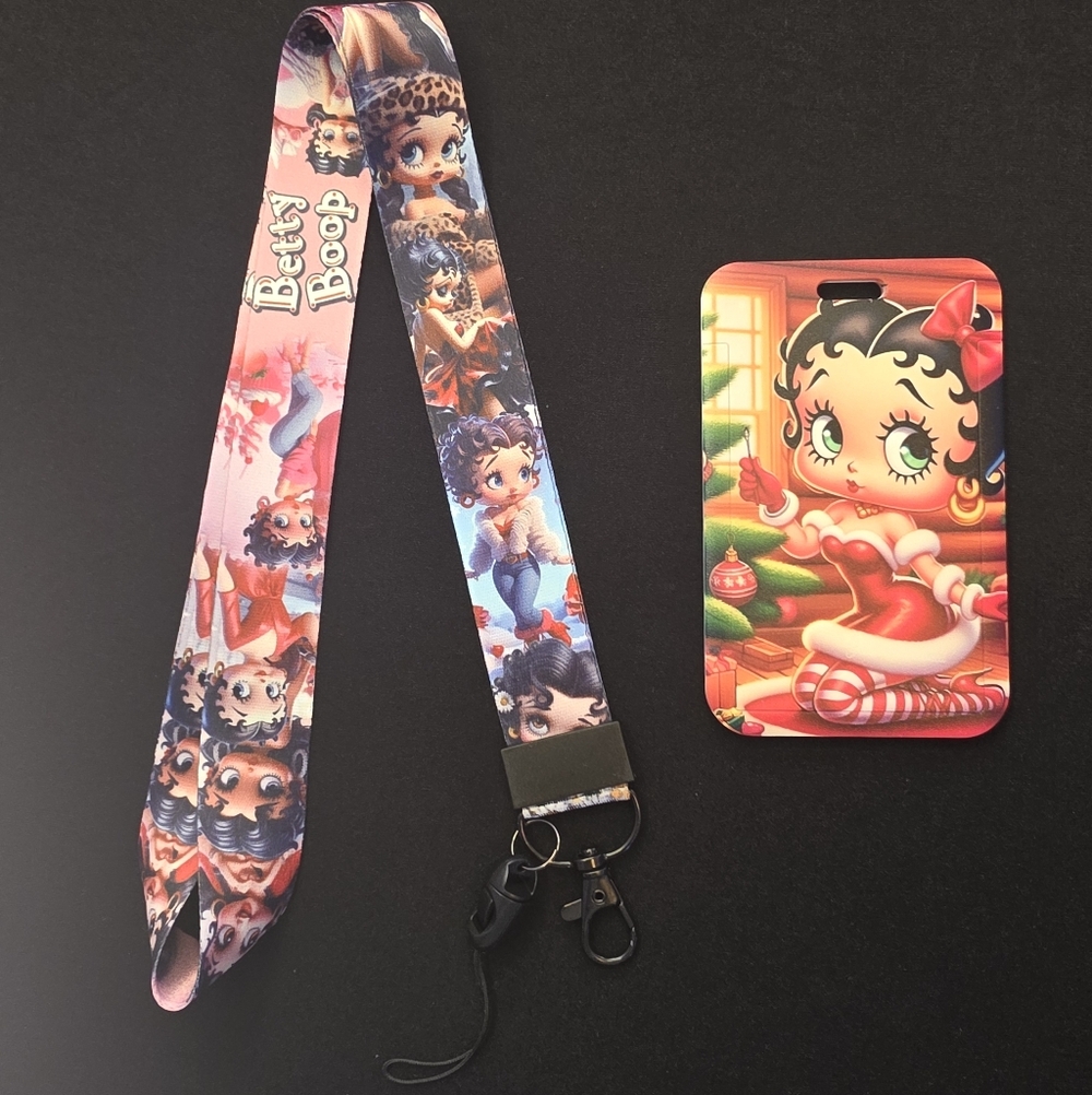 Betty Boop ID Cardholder And Lanyard Set - 2nd Design